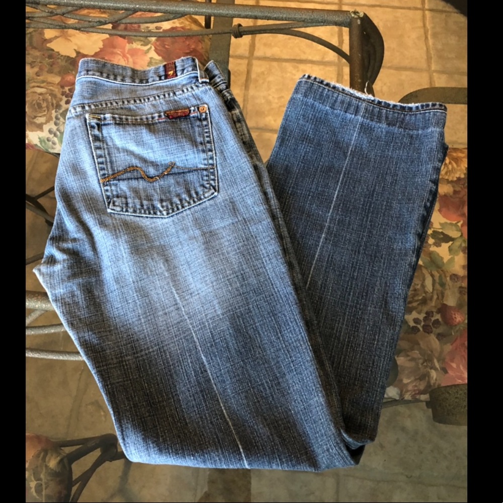 7 For All Mankind Jeans Bootcut 29 Med/Dark Wash